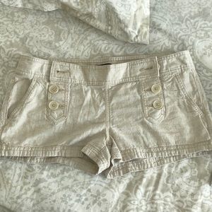 Express khaki shorts size 8